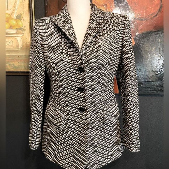 Armani Collezioni Wool Blazer Jacket Designer Quiet Luxury Timeless - Picture 11 of 11